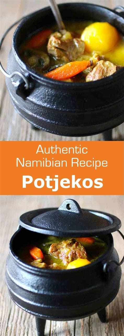 Potjiekos Is A Traditional Stew Recipe From South Africa And Namibia It Is Cooked Outdoors In