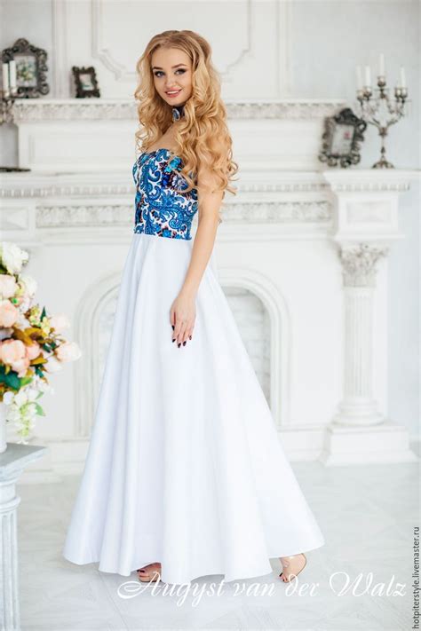 Купить Праздничное платье в Русском стиле. Dress Russian Style ...