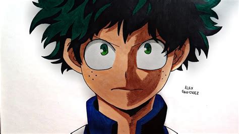 Como Dibujar A Izuku Midoriya How To Draw Izuku Midoriya Boku No