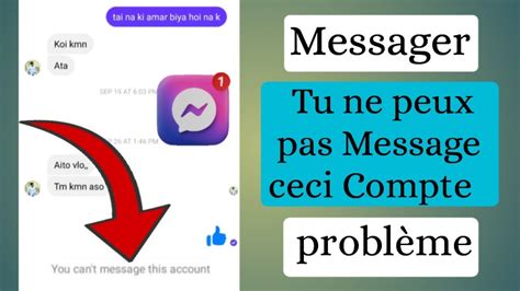 Comment R Parer Vous Ne Pouvez Pas Envoyer De Message Ce