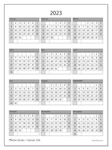 Kalender 2023 Til Print 37sl” Michel Zbinden Da