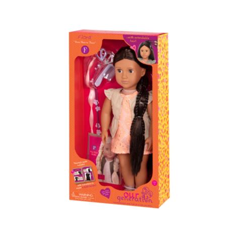 Buy Our Generation Hairplay Doll Flora 18inch Brown Hair Our