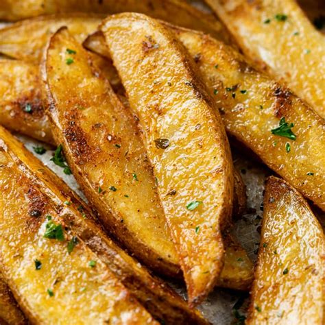 Potato Wedges (Baked or Air Fried!) - The Cozy Cook