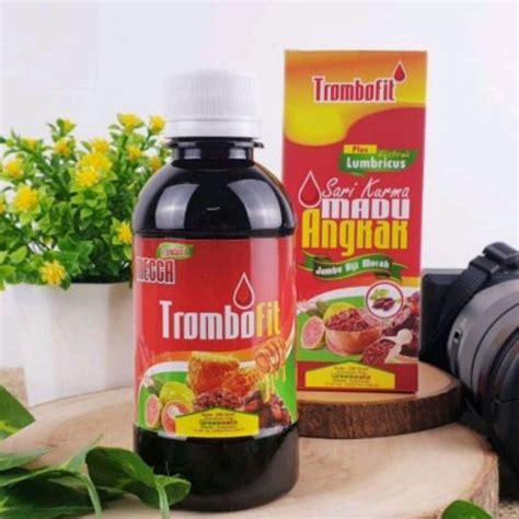 Trombofit Sari Kurma Madu Angkak Propolis Jambu Biji Plus Daun Ubi