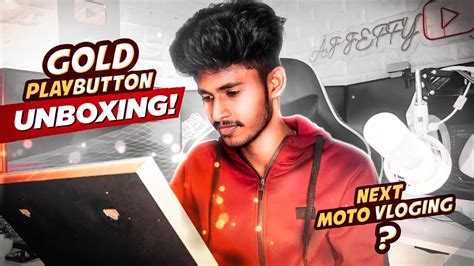 Special Video Aj Jeffy Gold Play Button Unboxing Free Fire India