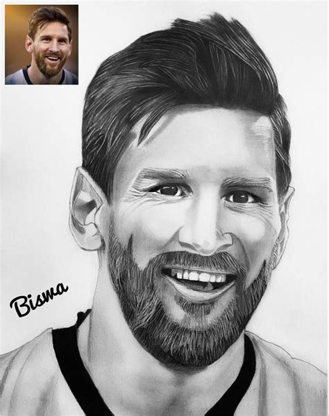 Lionel Messi Pencil Sketch