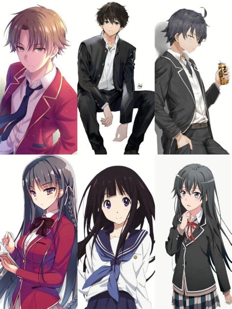 Anime Name Classroom Of The Elite Hyouka Oregairu Gambar Gadis Anime Gadis Anime Gambar Anime