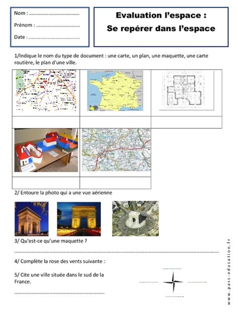 Se repérer dans l espace Représenter l espace Ce1 Evaluation