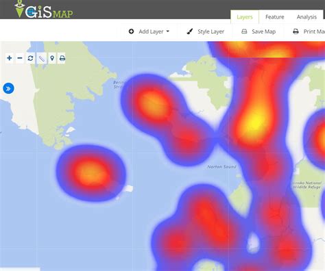 Create Heat Map Igis Map Tool