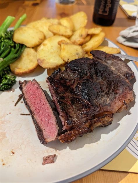 12oz Sirloin 132f 4 Hour Sous Vide R Steak