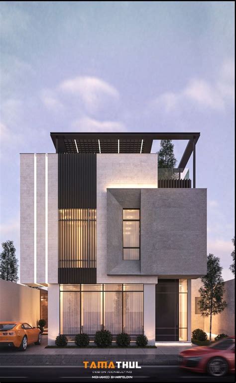 An Architectural Rendering Of A Modern House