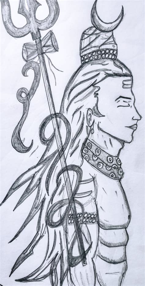 Lord Shiva Sketch Pencil Sketch Images Lord Shiva Sketch Abstract