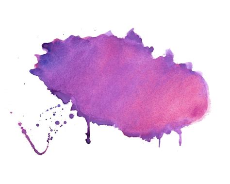 Design de plano de fundo roxo textura mancha aquarela Vetor Grátis