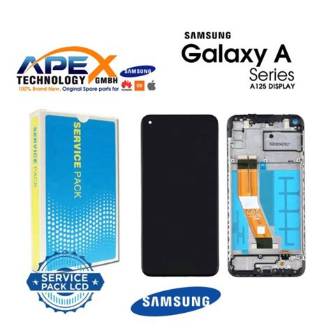 Samsung SM-A125 Galaxy A12 Lcd Display / Screen + Touch Black - GH82 ...
