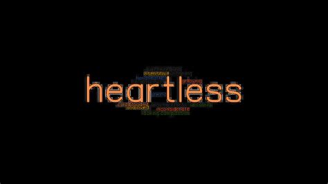 HEARTLESS: Synonyms and Related Words. What is Another Word for ...