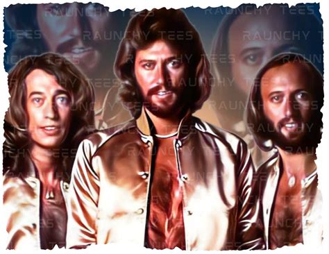 Bee Gees Png And  Files Animated Shirt Print Digital Download Dtf Dtg