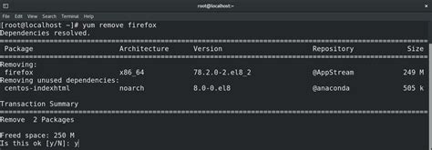 How Do I Uninstall A Yum Package