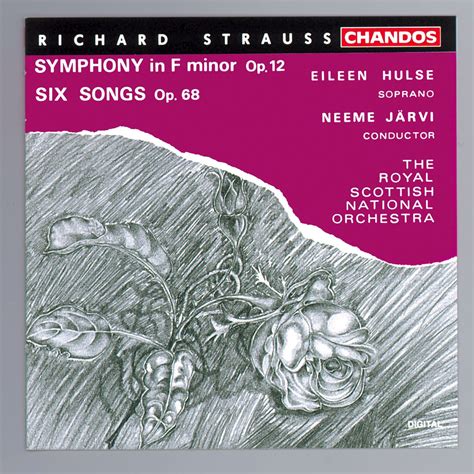 ‎strauss Symphony No 2 And Sechs Lieder Op 68 By Neeme Järvi Royal