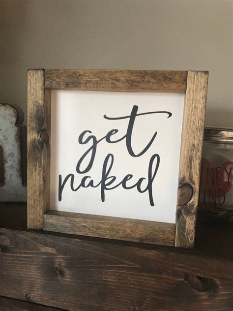 Get Naked Bedroom Decor Farmhouse Bathroom Farmhouse Etsy
