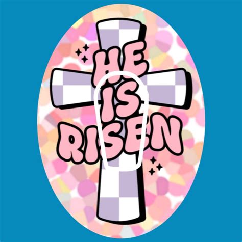 He Is Risen Cross Patch The Sugar Patch