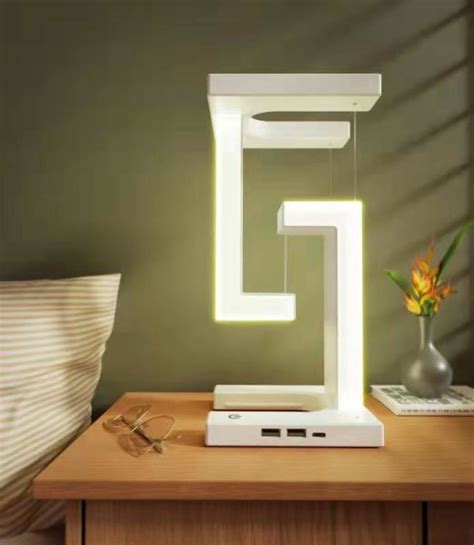 Dropship Creative Smartphone Wireless Charging Suspension Table Lamp