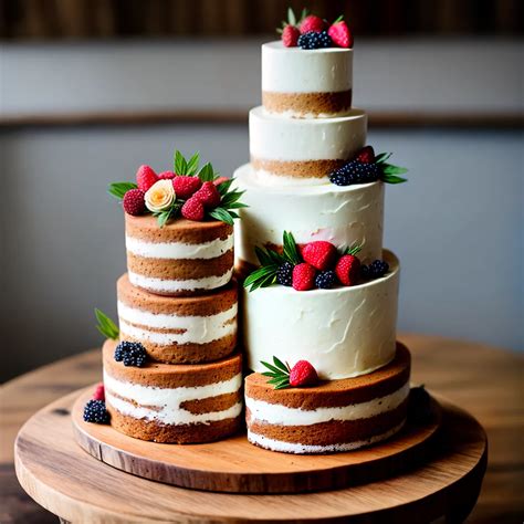 Exalte A Simplicidade Bolos De Casamento Naked