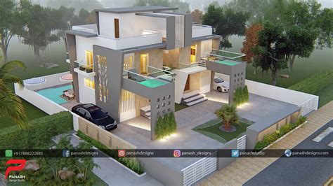 Two Story House Design | Exterior House Design | Modern Design ...