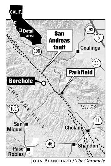 Parkfield Monterey County Scientists Point Drill At Quake Fault