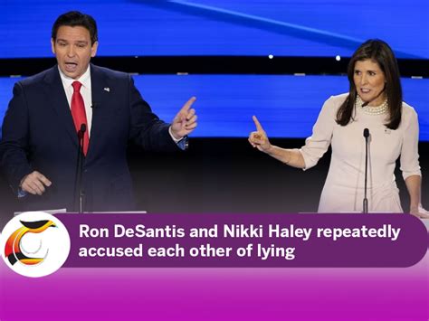 DeSantis, Haley exchange insults at debate - Post Courier