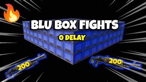 Blu Box Fights 📦 0 Delay Fortnite Creative Map Code Dropnite