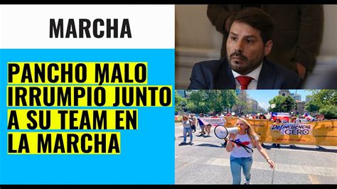 MARCHA POR LA DELINCUENCIA FUE IRRUMPIDA POR PANCHO MALO Y SU TEAM