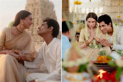 Aditi Rao Hydari Aditi Rao Hydari And Siddharth Tie The Knot In