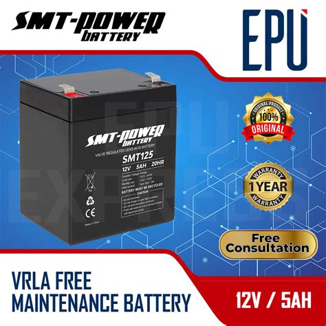 Jual Aki Ups Smt Power V Ah Baterai Ups Battery Aki Kering Aki