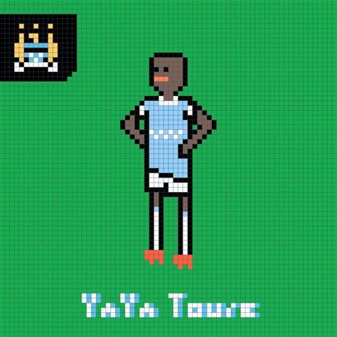 Manchester City Fc Yaya Toure Mf Yaya Touré Manchester City Pixel