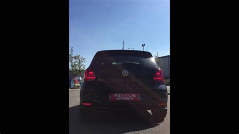 Volkswagen Polo Gti 6c Remus Valved Cat Back Exhaust Youtube