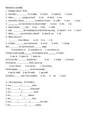 Revision For The Simple Present Tense Esl Worksheet By Sophia