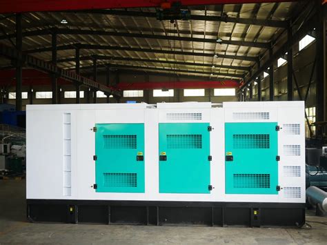 Silent Type Diesel Generator Set 800kva 640kw Canopy Electric Genset