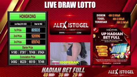 LIVE DRAW HONGKONG HARI INI Kamis 26 JANUARI 2023 L LIVE DRAW HONGKONG