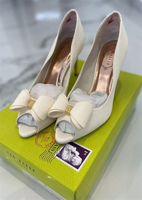New Ted Baker Ivory Shoes Womens Fashion Footwear Heels On Carousell