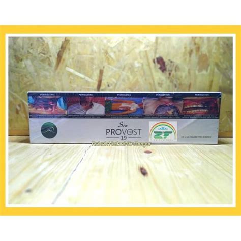 Jual Monggo Roko Rokok Herbal Sin Provost 19 Tsi Kretek Exclusive Per