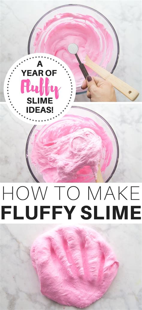 How To Make Recipe How To Make Slime Fluffy