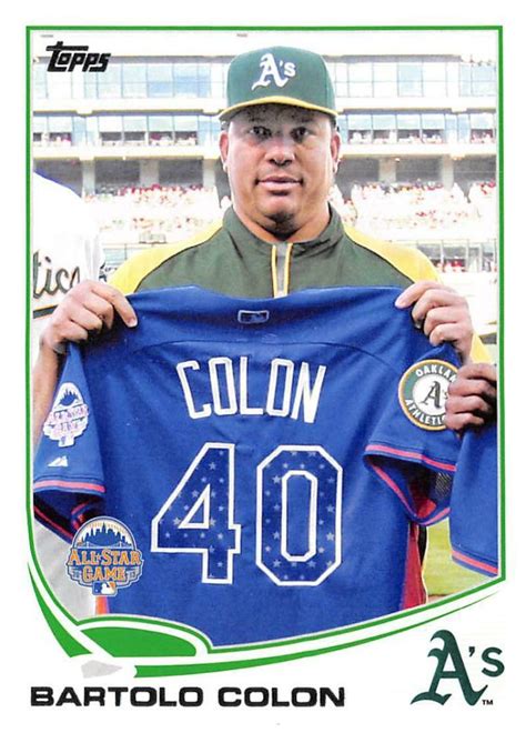 2013 Topps Update US128 Bartolo Colon Athletics NM MT EBay