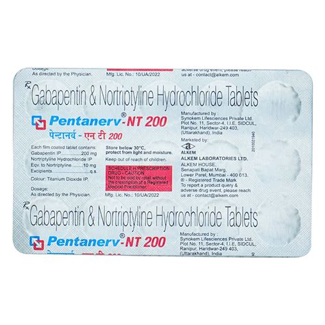 Pentanerv Nt Tablet Uses Side Effects Price Apollo Pharmacy