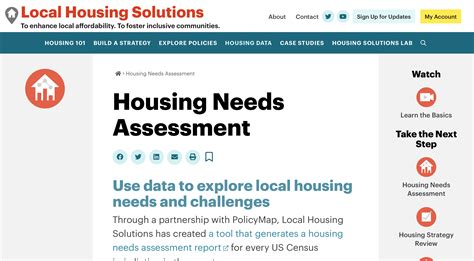 Housing Needs Assessment Community Commons