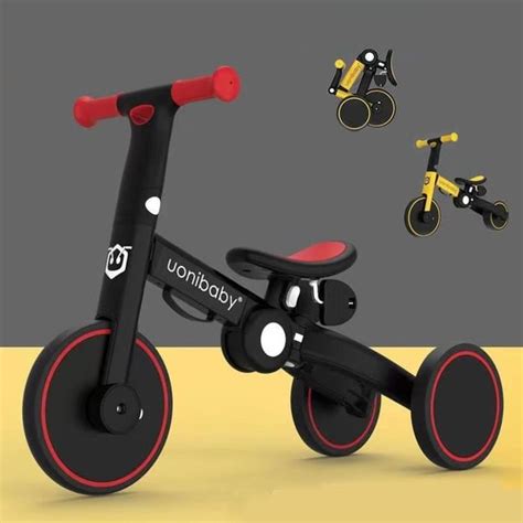 Draisienne Volutive Roues Pliable Tricycle En P Dale Amovible