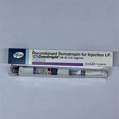 Genotropin 36iu 12mg Injection at Rs 16000/piece | Steroid Injections ...
