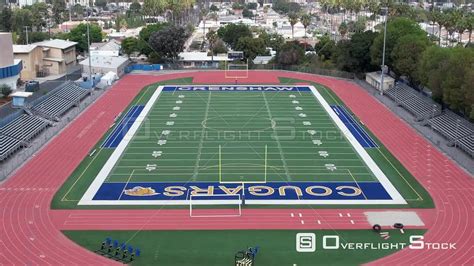 Overflightstock™ Crenshaw High School Football Field Drone Aerial