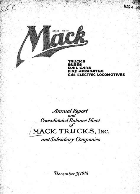 PDF Mack Trucks Inc 1928 Penn PDF Filemack Model Ab Dual