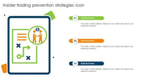 Insider Trading Prevention Strategies Icon Ppt Presentation