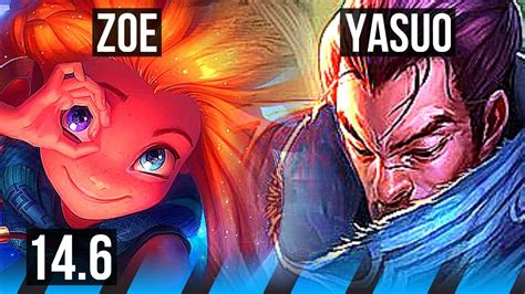 ZOE Vs YASUO MID 7 1 9 Rank 6 Zoe 300 Games BR Grandmaster